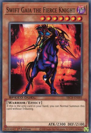 Swift Gaia the Fierce Knight [SBCB-EN005] Common - Yu-Gi-Oh! - Card Brawlers | Quebec | Canada |