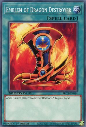 Emblem of Dragon Destroyer [SBCB-EN014] Common - Yu-Gi-Oh! - Card Brawlers | Quebec | Canada |