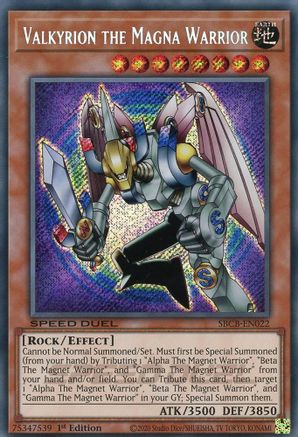 Valkyrion the Magna Warrior (Secret) [SBCB-EN022] Secret Rare - Yu-Gi-Oh! - Card Brawlers | Quebec | Canada |