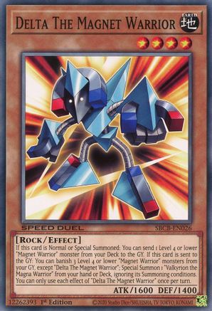 Delta The Magnet Warrior [SBCB-EN026] Common - Yu-Gi-Oh! - Card Brawlers | Quebec | Canada |