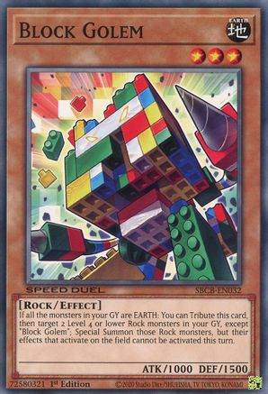 Block Golem [SBCB-EN032] Common - Yu-Gi-Oh! - Card Brawlers | Quebec | Canada |