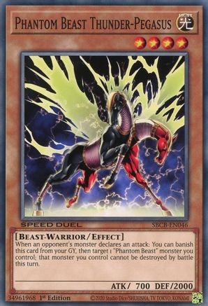 Phantom Beast Thunder-Pegasus [SBCB-EN046] Common - Yu-Gi-Oh! - Card Brawlers | Quebec | Canada |