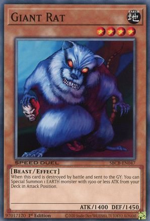 Giant Rat [SBCB-EN047] Common - Yu-Gi-Oh! - Card Brawlers | Quebec | Canada |