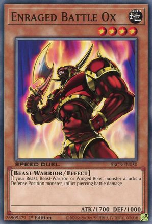 Enraged Battle Ox [SBCB-EN050] Common - Yu-Gi-Oh! - Card Brawlers | Quebec | Canada |