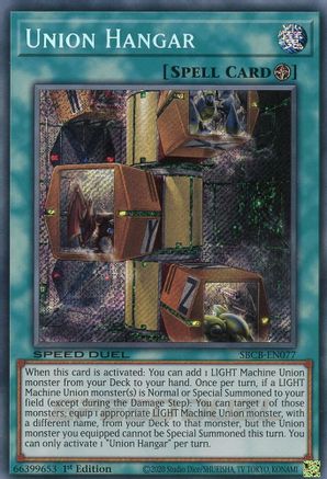 Union Hangar (Secret) [SBCB-EN077] Secret Rare - Yu-Gi-Oh! - Card Brawlers | Quebec | Canada |