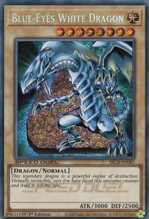 Blue-Eyes White Dragon (Secret) [SBCB-EN087] Secret Rare - Yu-Gi-Oh! - Card Brawlers | Quebec | Canada |