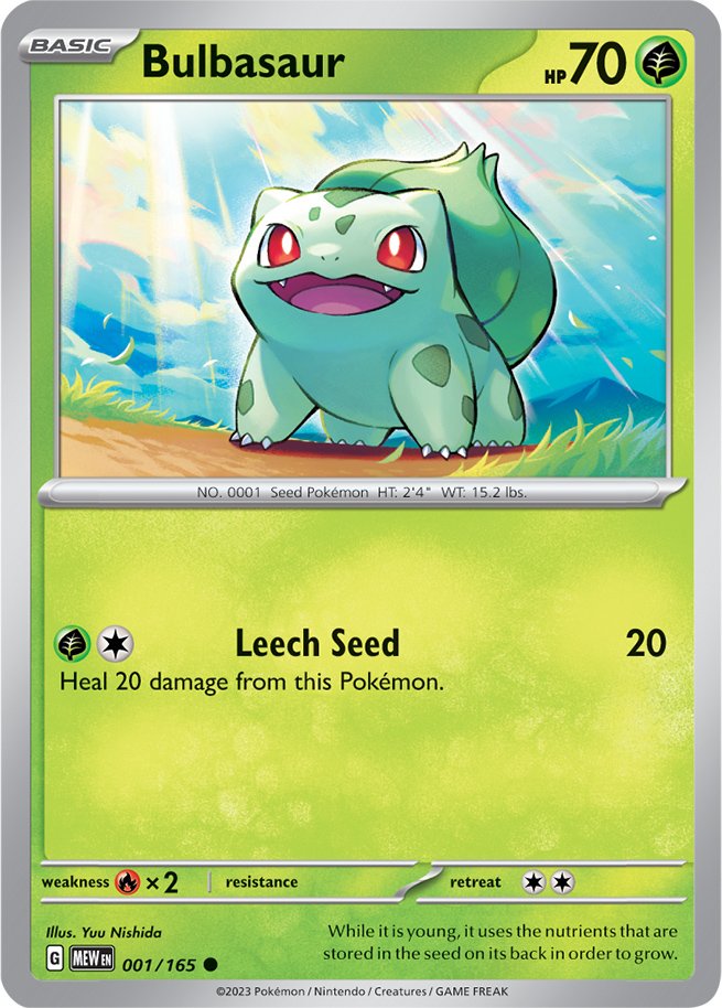 Bulbasaur (001/165) [Scarlet & Violet 151] - Pokémon - Card Brawlers | Quebec | Canada |