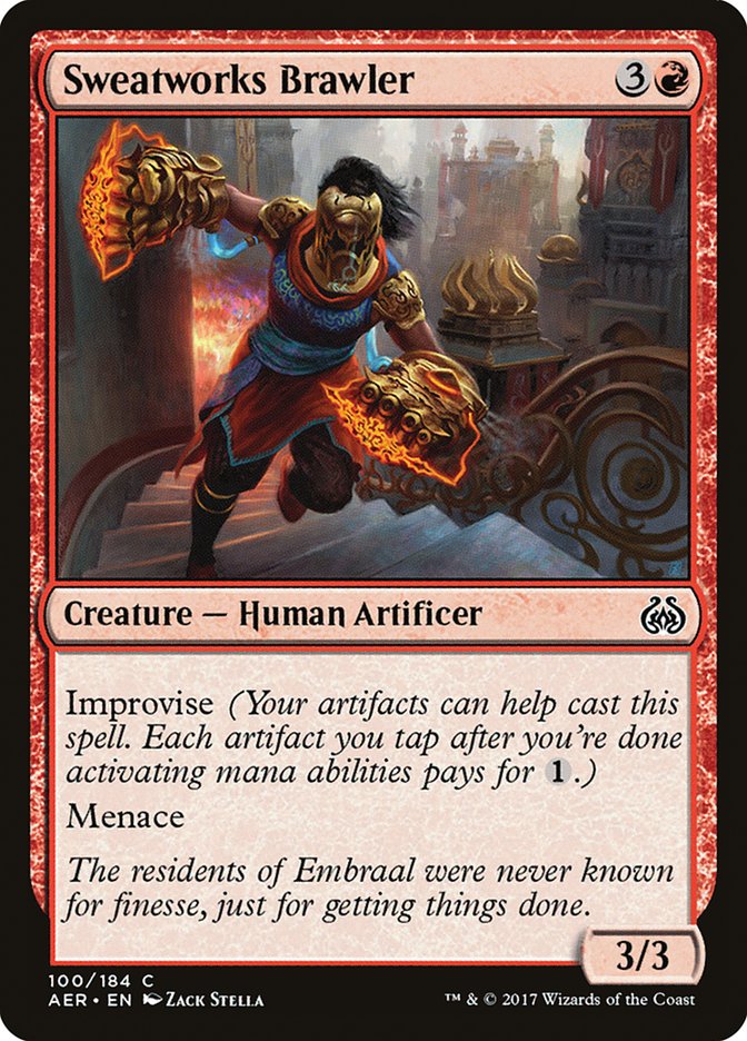 Sweatworks Brawler [Aether Revolt] - Magic: The Gathering - Card Brawlers | Quebec | Canada |