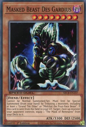 Masked Beast Des Gardius [SBCB-EN107] Common - Yu-Gi-Oh! - Card Brawlers | Quebec | Canada |