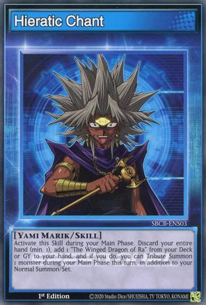 Hieratic Chant [SBCB-ENS03] Common - Yu-Gi-Oh! - Card Brawlers | Quebec | Canada |