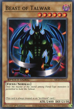 Beast of Talwar [SBCB-EN111] Common - Yu-Gi-Oh! - Card Brawlers | Quebec | Canada |