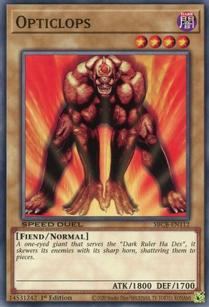 Opticlops [SBCB-EN112] Common - Yu-Gi-Oh! - Card Brawlers | Quebec | Canada |