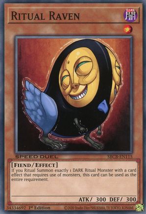Ritual Raven [SBCB-EN115] Common - Yu-Gi-Oh! - Card Brawlers | Quebec | Canada |