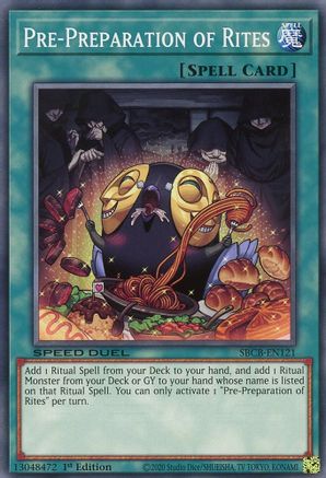 Pre-Preparation of Rites [SBCB-EN121] Common - Yu-Gi-Oh! - Card Brawlers | Quebec | Canada |