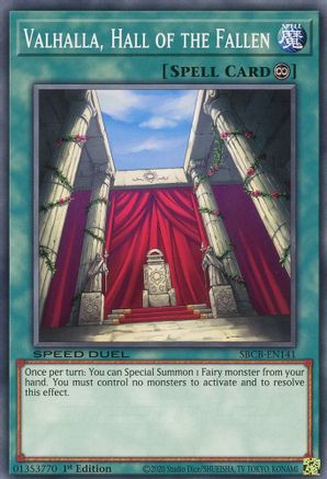 Valhalla, Hall of the Fallen [SBCB-EN141] Common - Yu-Gi-Oh! - Card Brawlers | Quebec | Canada |