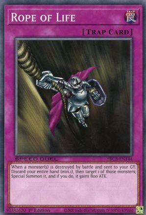 Rope of Life [SBCB-EN144] Common - Yu-Gi-Oh! - Card Brawlers | Quebec | Canada |