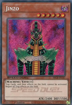 Jinzo (Secret) [SBCB-EN147] Secret Rare - Yu-Gi-Oh! - Card Brawlers | Quebec | Canada |