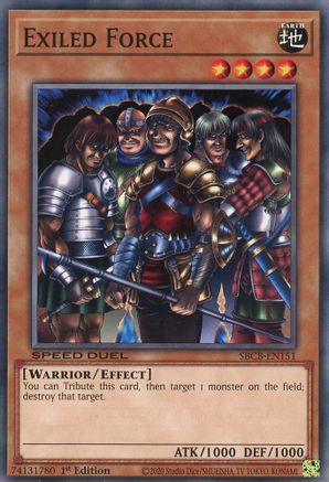 Exiled Force [SBCB-EN151] Common - Yu-Gi-Oh! - Card Brawlers | Quebec | Canada |