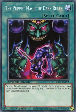 The Puppet Magic of Dark Ruler [SBCB-EN192] Common - Yu-Gi-Oh! - Card Brawlers | Quebec | Canada |