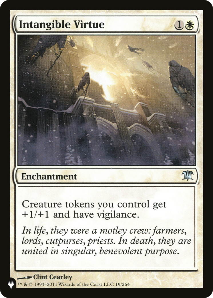 Intangible Virtue [The List] - Magic: The Gathering - Card Brawlers | Quebec | Canada |