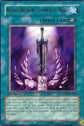Wicked-Breaking Flamberge - Baou [DCR-035] Rare - Yu-Gi-Oh! - Card Brawlers | Quebec | Canada |