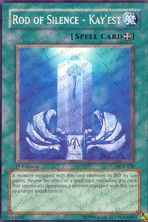 Rod of Silence - Kay'est [DCR-036] Common - Yu-Gi-Oh! - Card Brawlers | Quebec | Canada |