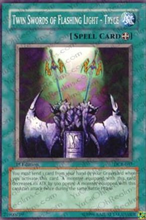 Twin Swords of Flashing Light - Tryce [DCR-037] Common - Yu-Gi-Oh! - Card Brawlers | Quebec | Canada |