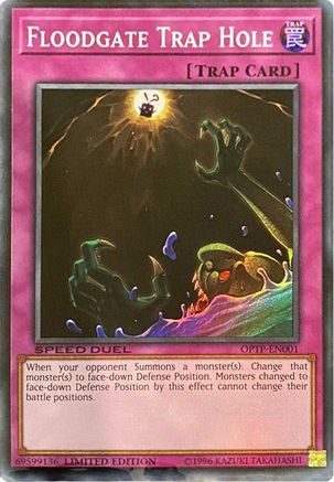 Floodgate Trap Hole [OPTP-EN001] Super Rare - Yu-Gi-Oh! - Card Brawlers | Quebec | Canada |