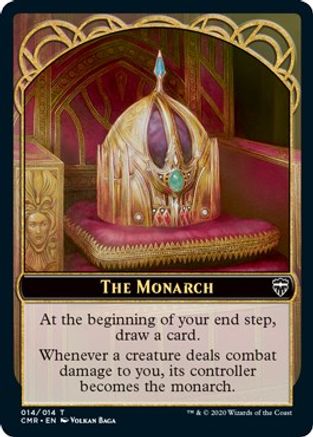 The Monarch // Spirit Double-Sided Token (CMR-14 // 3) - Commander Legends Foil