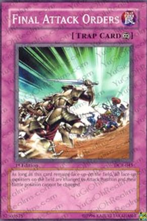 Final Attack Orders [DCR-045] Common - Yu-Gi-Oh! - Card Brawlers | Quebec | Canada |