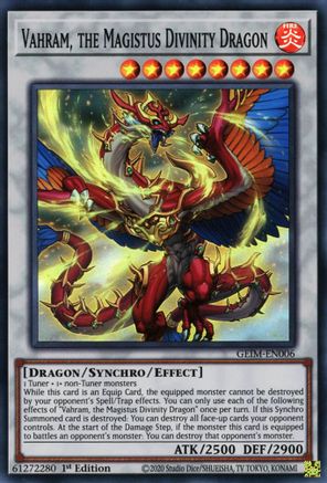 Vahram, the Magistus Divinity Dragon [GEIM-EN006] Super Rare - Yu-Gi-Oh! - Card Brawlers | Quebec | Canada |