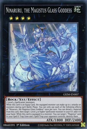 Ninaruru, the Magistus Glass Goddess [GEIM-EN007] Super Rare - Yu-Gi-Oh! - Card Brawlers | Quebec | Canada |