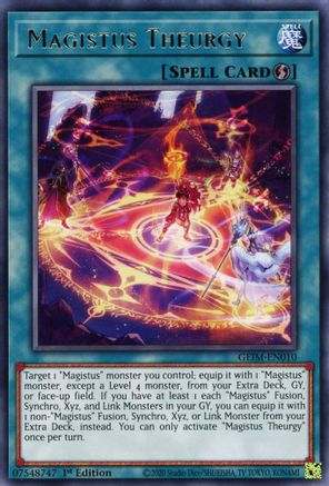 Magistus Theurgy [GEIM-EN010] Rare - Yu-Gi-Oh! - Card Brawlers | Quebec | Canada |