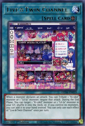 Live Twin Channel [GEIM-EN019] Rare - Yu-Gi-Oh! - Card Brawlers | Quebec | Canada |