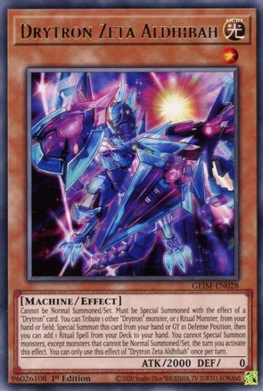 Drytron Zeta Aldhibah [GEIM-EN028] Rare - Yu-Gi-Oh! - Card Brawlers | Quebec | Canada |