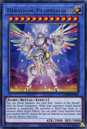 Herald of Ultimateness [GEIM-EN046] Rare - Yu-Gi-Oh! - Card Brawlers | Quebec | Canada |