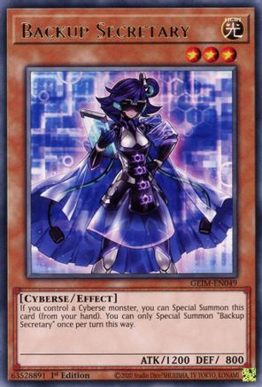 Backup Secretary [GEIM-EN049] Rare - Yu-Gi-Oh! - Card Brawlers | Quebec | Canada |
