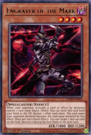 Engraver of the Mark [GEIM-EN059] Rare - Yu-Gi-Oh! - Card Brawlers | Quebec | Canada |