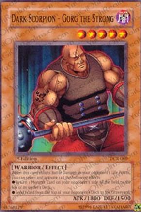 Dark Scorpion - Gorg the Strong [DCR-060] Common - Yu-Gi-Oh! - Card Brawlers | Quebec | Canada |
