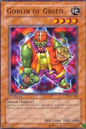 Goblin of Greed [DCR-065] Common - Yu-Gi-Oh! - Card Brawlers | Quebec | Canada |