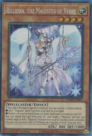Rilliona, the Magistus of Verre (CR) [GEIM-EN003] Collector's Rare - Yu-Gi-Oh! - Card Brawlers | Quebec | Canada |