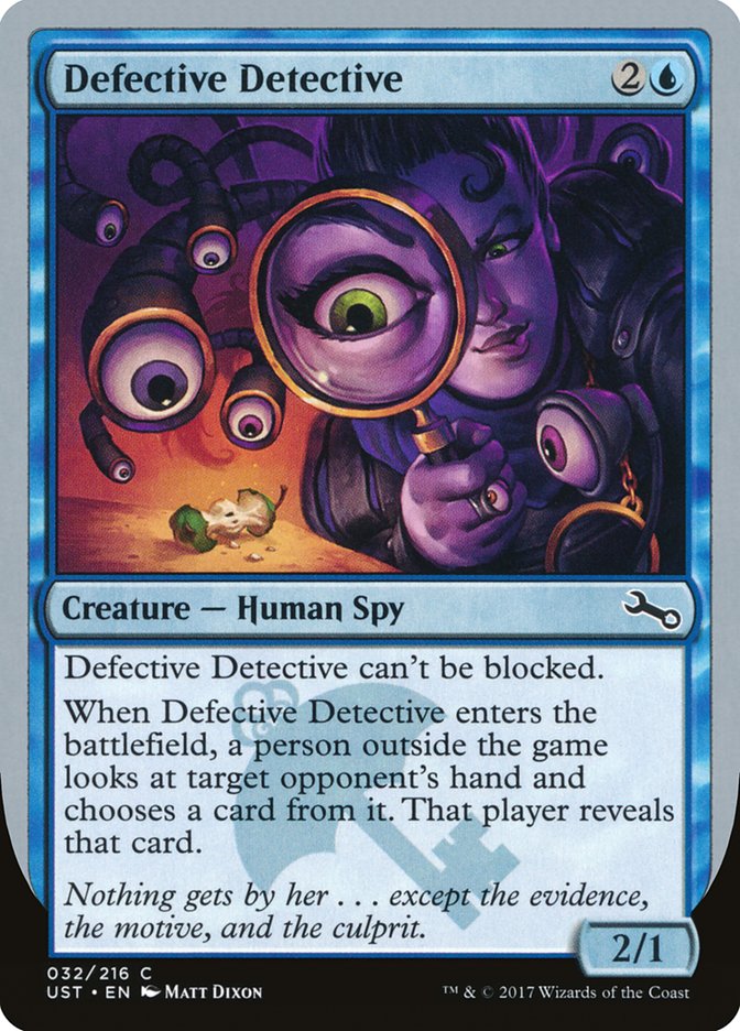 Defective Detective [Unstable] - Magic: The Gathering - Card Brawlers | Quebec | Canada |