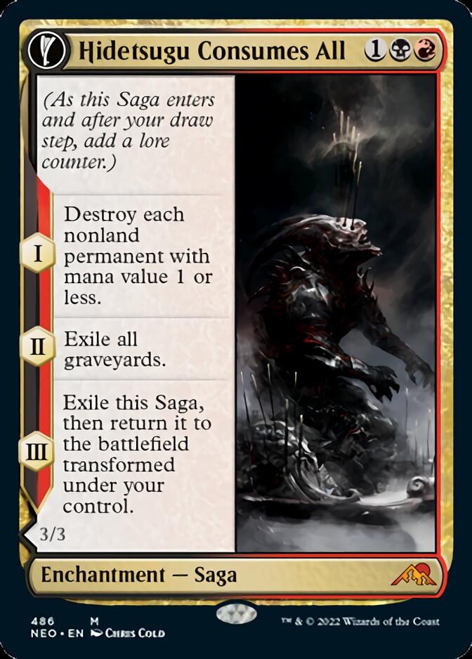 Hidetsugu Consumes All // Vessel of the All-Consuming (Extended Art) [Kamigawa: Neon Dynasty] - Magic: The Gathering - Card Brawlers | Quebec | Canada |