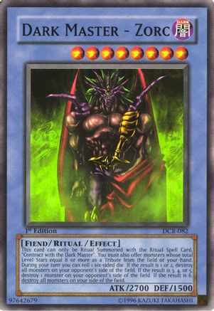 Dark Master - Zorc [DCR-082] Super Rare - Yu-Gi-Oh! - Card Brawlers | Quebec | Canada |