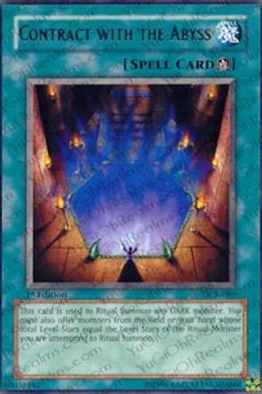 Contract with the Abyss [DCR-086] Rare - Yu-Gi-Oh! - Card Brawlers | Quebec | Canada |