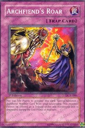 Archfiend's Roar [DCR-099] Common - Yu-Gi-Oh! - Card Brawlers | Quebec | Canada |