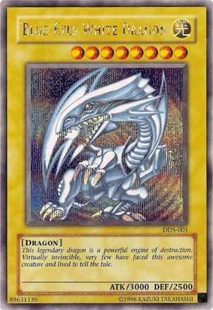 Blue-Eyes White Dragon [DDS-001] Prismatic Secret Rare - Yu-Gi-Oh! Video Game Promotional Cards - Card Brawlers | Quebec | Canada |