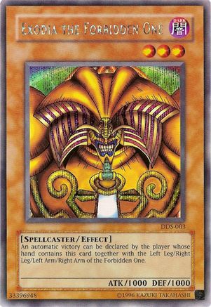 Exodia the Forbidden One [DDS-003] Prismatic Secret Rare - Yu-Gi-Oh! Video Game Promotional Cards - Card Brawlers | Quebec | Canada |