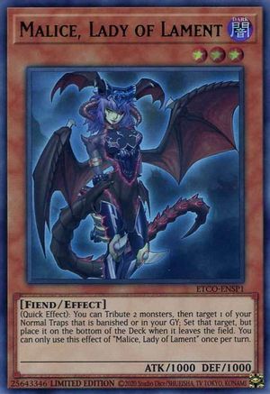 Malice, Lady of Lament (UR) [ETCO-ENSP1] Ultra Rare - Yu-Gi-Oh! - Card Brawlers | Quebec | Canada |