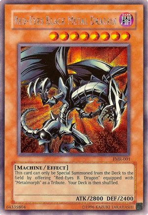 Red-Eyes Black Metal Dragon [FMR-001] Prismatic Secret Rare - Yu-Gi-Oh! Video Game Promotional Cards - Card Brawlers | Quebec | Canada |